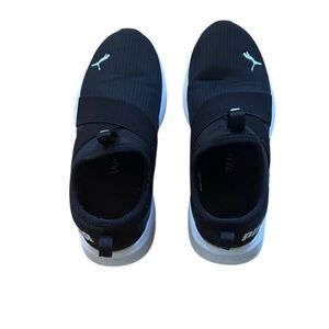 Puma | Black Comfortable Tennis Shoes | Slide On | Unisex Size US Womens 8.5